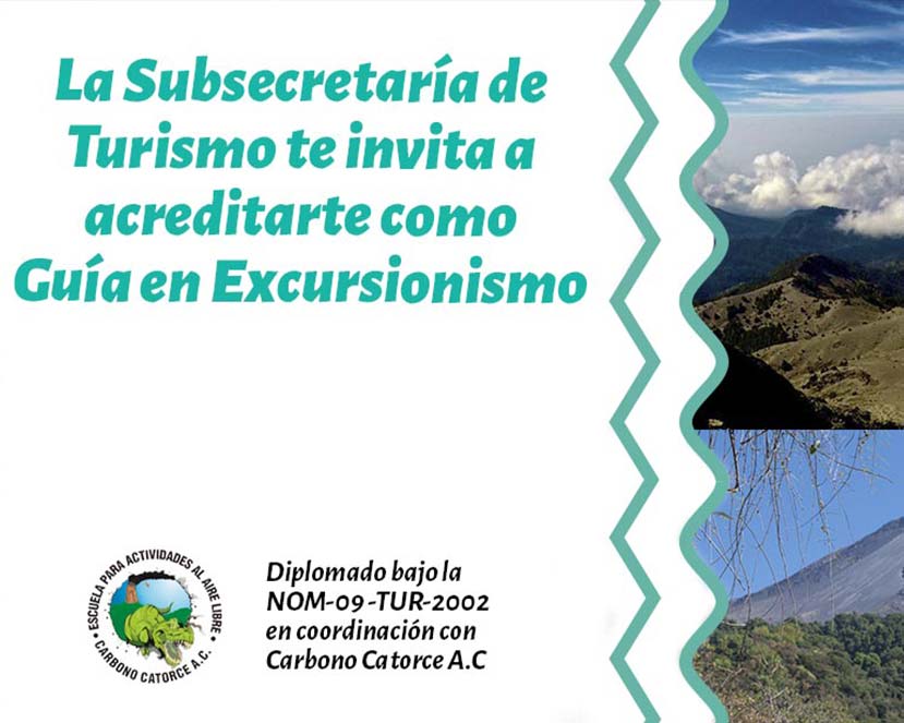 Diplomado en Formación de guías de excursionismo